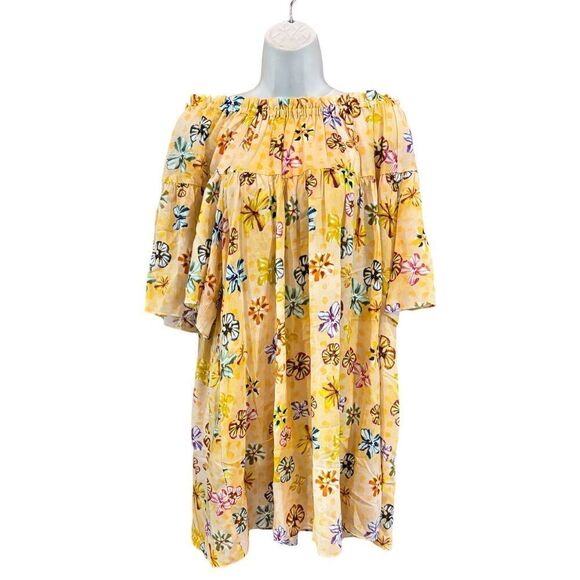 Ulla Johnson Gallia Coverup Dress in Daffodil NWT Size Petite - Picture 2 of 6